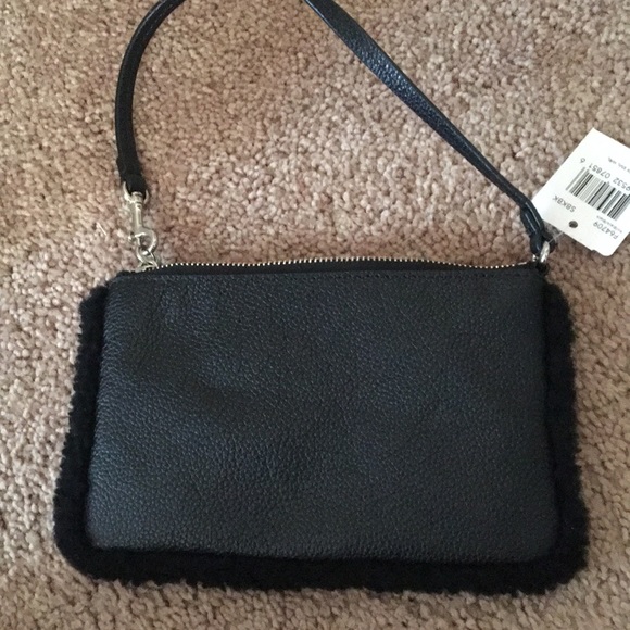 Black Coach wristlet BNWT - Picture 2 of 4